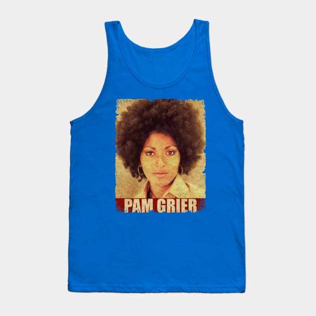 Pam Grier - NEW RETRO STYLE Tank Top by FREEDOM FIGHTER PROD